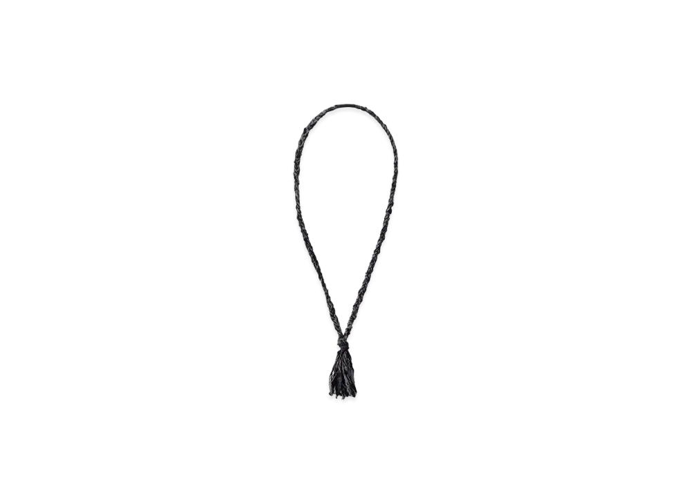 NEIGHBORHOOD JQ Braid Necklace "Black"