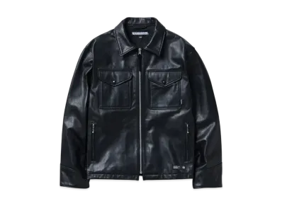 NEIGHBORHOOD Leather PM Jacket "Black"