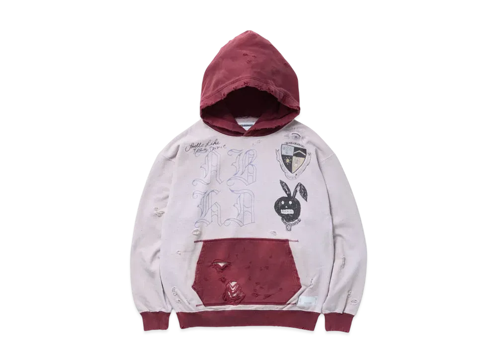 NEIGHBORHOOD Savage Sweat Hoodie LS "Burgundy"