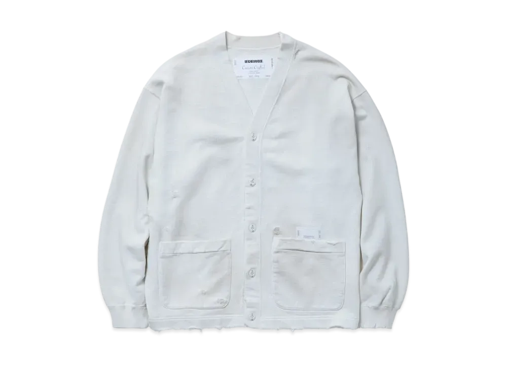 NEIGHBORHOOD Savage Sweat Cardigan LS "Off White"