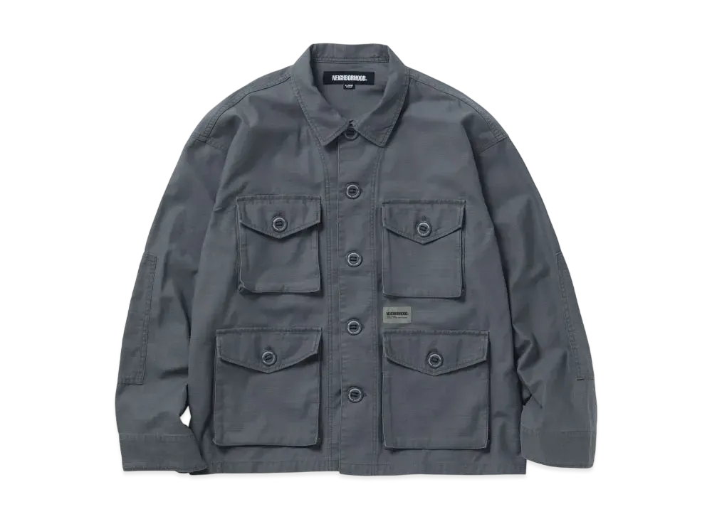 NEIGHBORHOOD BDU Shirt LS "Gray"