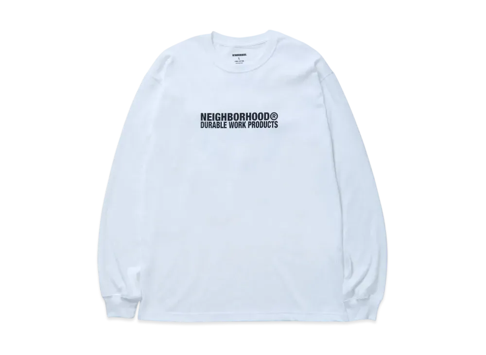 NEIGHBORHOOD NH . Tee LS-2 "White"