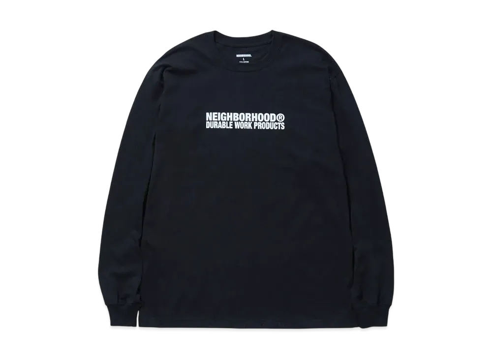 NEIGHBORHOOD NH . Tee LS-2 "Black"