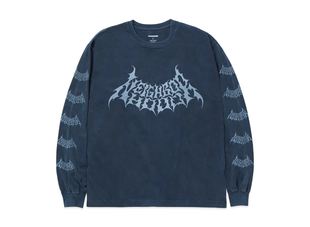 NEIGHBORHOOD NH . Tee LS-4 "Navy"