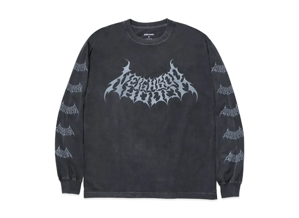 NEIGHBORHOOD NH . Tee LS-4 "Black"