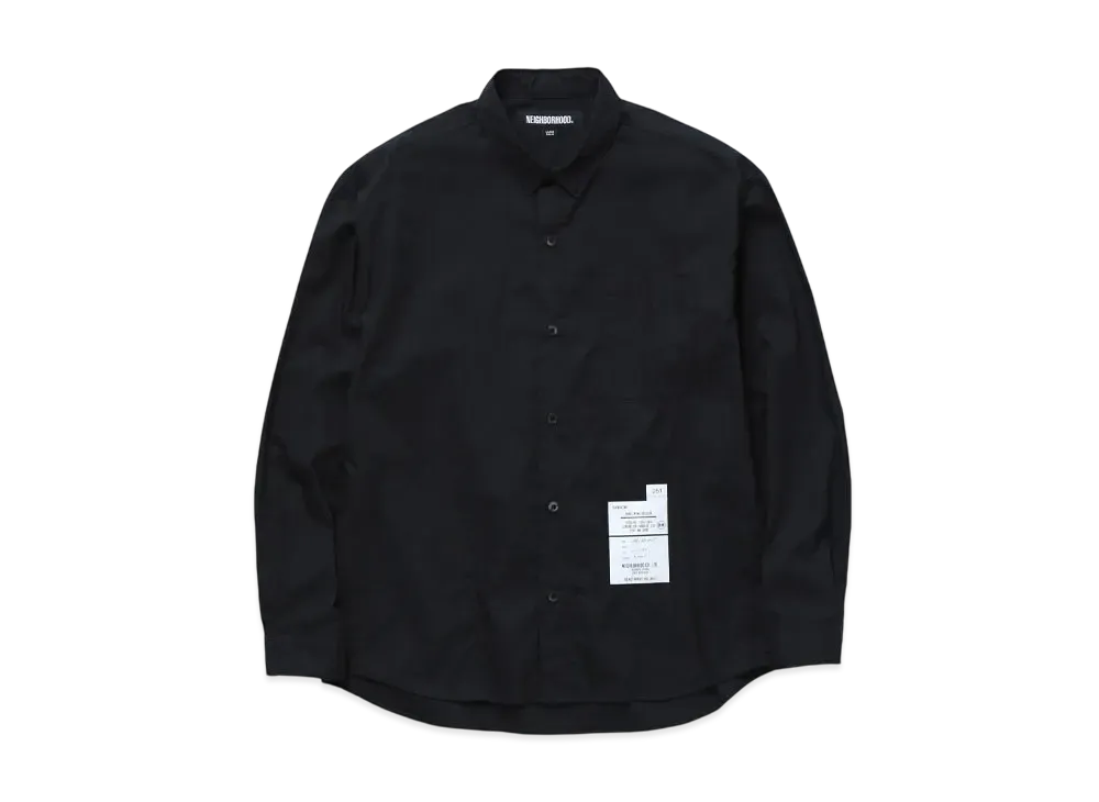 NEIGHBORHOOD Plain Shirt LS "Black"