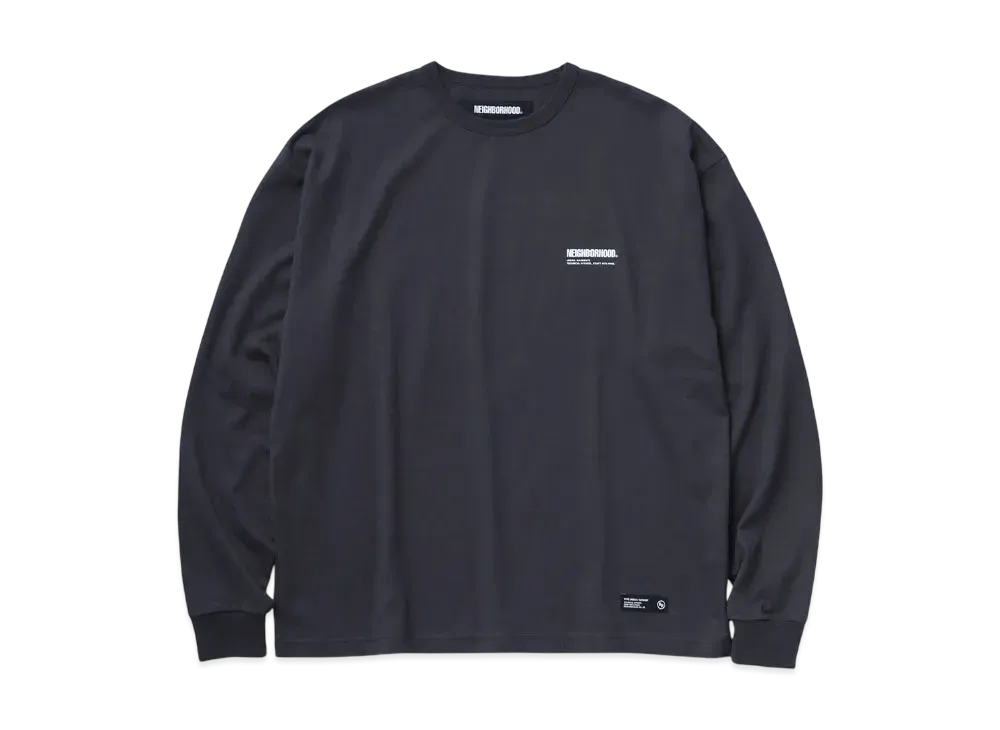 NEIGHBORHOOD Classic Crewneck LS "Charcoal"