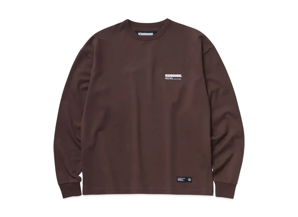 NEIGHBORHOOD Classic Crewneck LS "Brown"