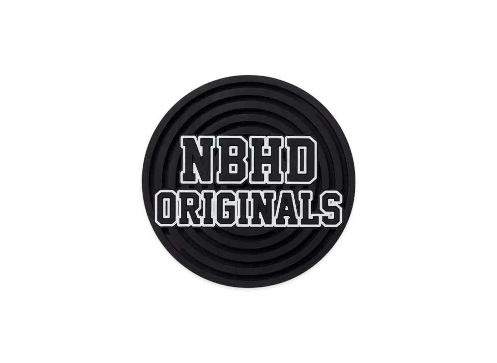 NEIGHBORHOOD Logo Coaster "Black"