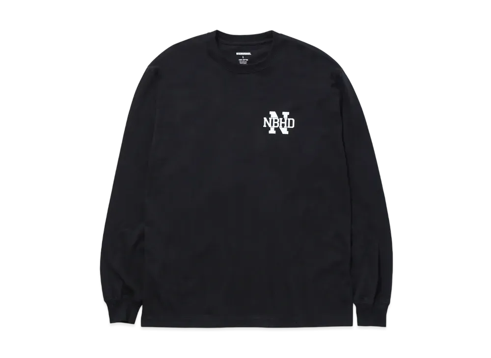 NEIGHBORHOOD NH . Tee LS-12 "Black"