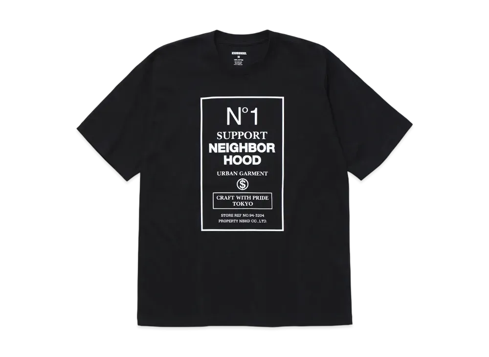 NEIGHBORHOOD NH . Tee SS-15 "Black"