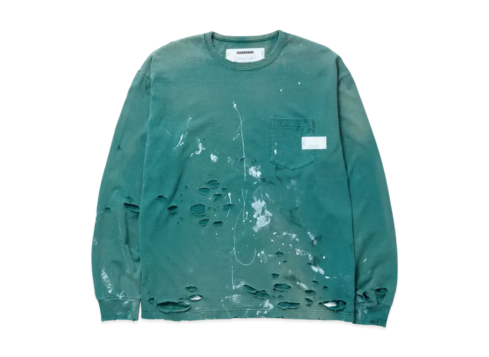 NEIGHBORHOOD Savage Crewneck-P LS "Green"