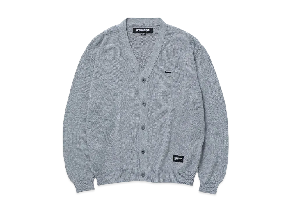NEIGHBORHOOD Plain Cardigan "Gray"