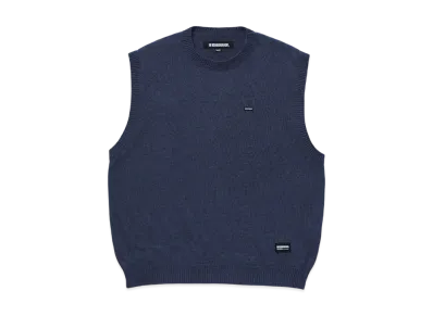 NEIGHBORHOOD Plain Crewneck Vest "Navy"
