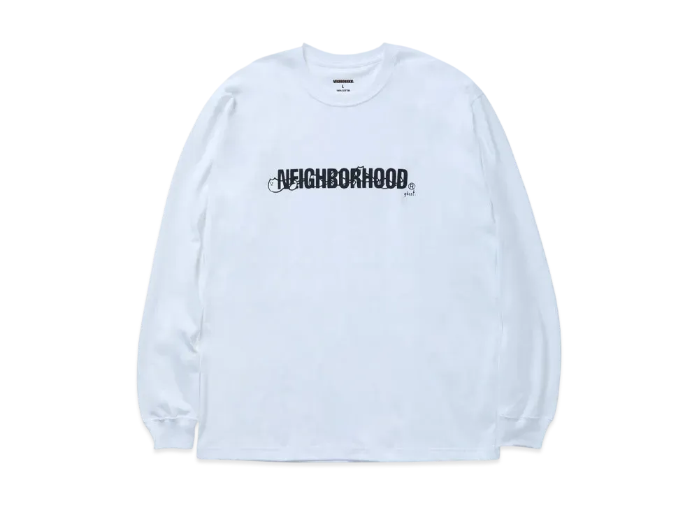 NEIGHBORHOOD NH . Tee LS-10 "White"
