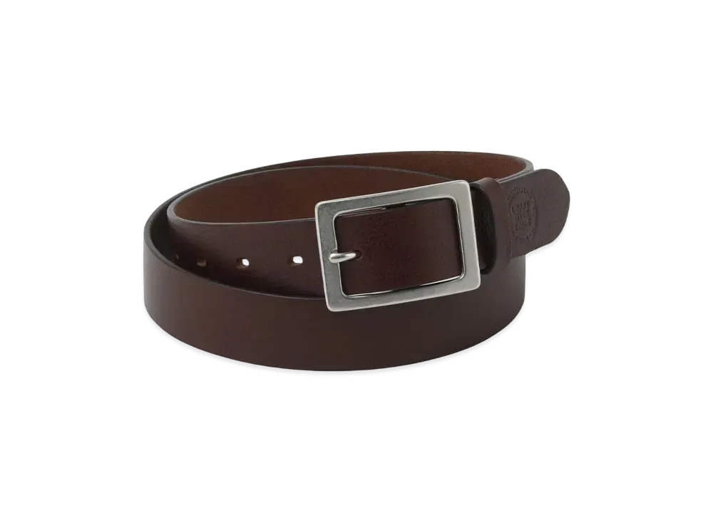 NEIGHBORHOOD Leather Wide Belt "Brown"