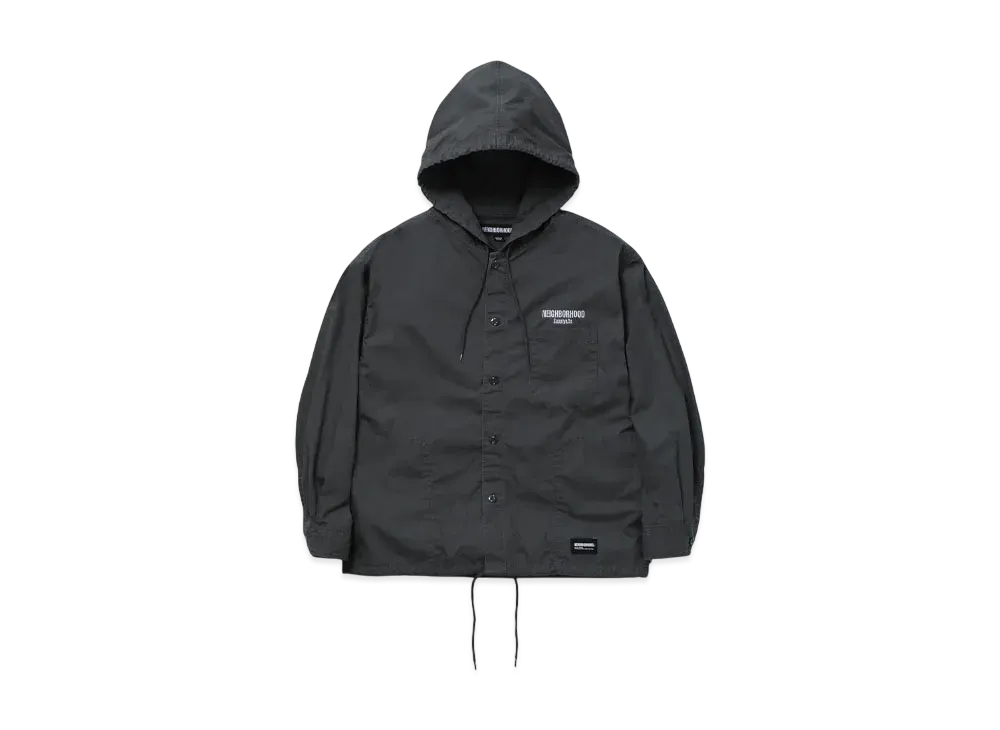NEIGHBORHOOD Hooded Shirt LS "Gray"