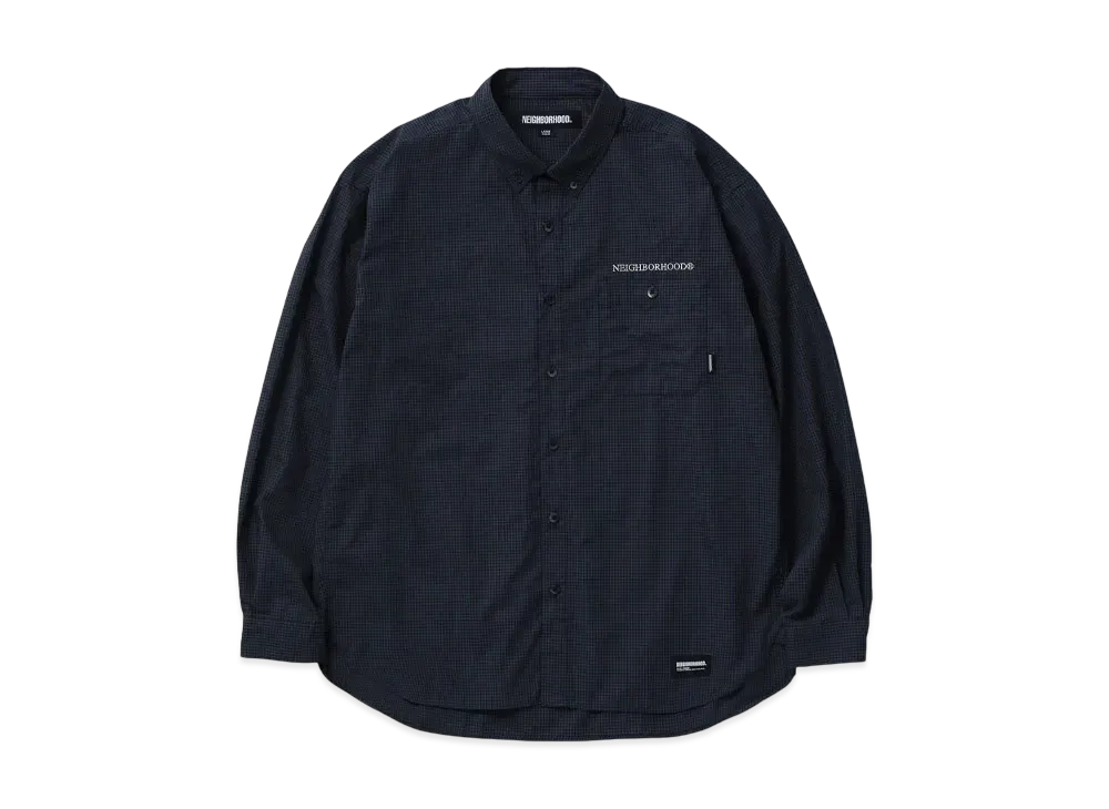 NEIGHBORHOOD Plaid Pattern BD Shirt LS "Navy"