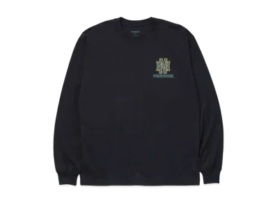 NEIGHBORHOOD NH . Tee LS-8 "Black/Green"