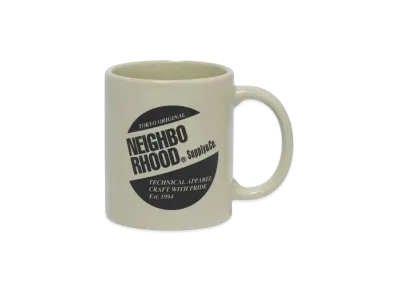 NEIGHBORHOOD Logo Mug Cup "Beige"