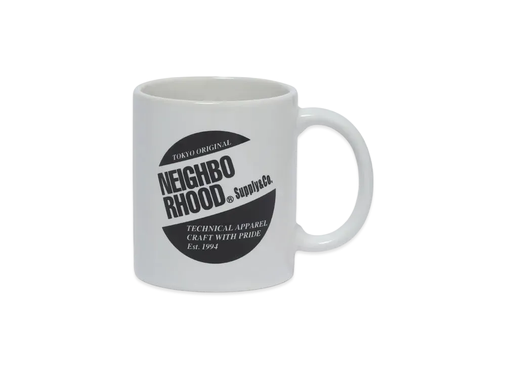 NEIGHBORHOOD Logo Mug Cup "White"
