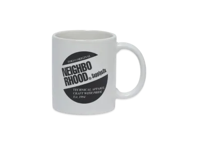 NEIGHBORHOOD Logo Mug Cup "White"