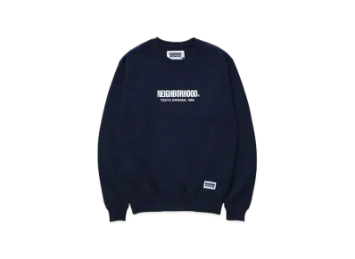 NEIGHBORHOOD OT . Sweat Shirt LS "Navy"