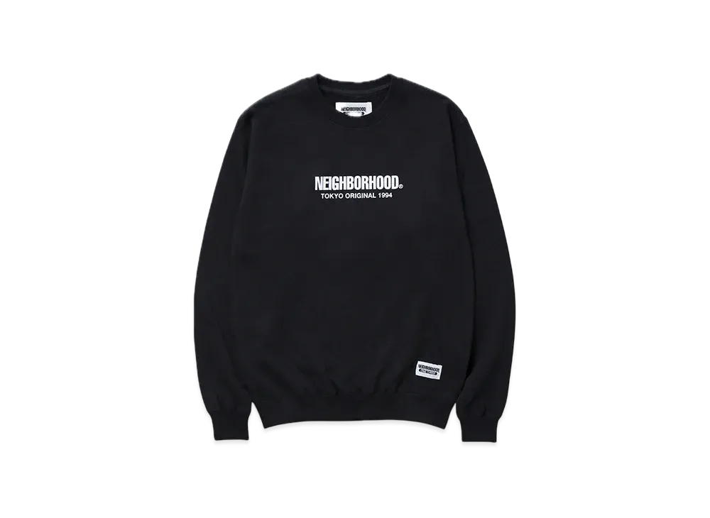 NEIGHBORHOOD OT . Sweat Shirt LS "Black"