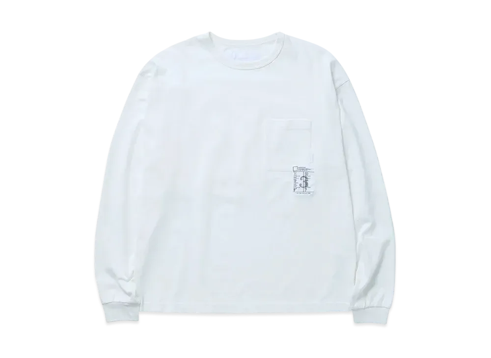 NEIGHBORHOOD BW . Crewneck-P LS "White"