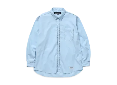 NEIGHBORHOOD Hand Stitching Shirt LS "Saxe"