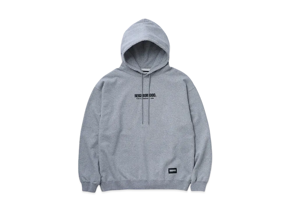 NEIGHBORHOOD Solid Sweat Hoodie LS "Gray"