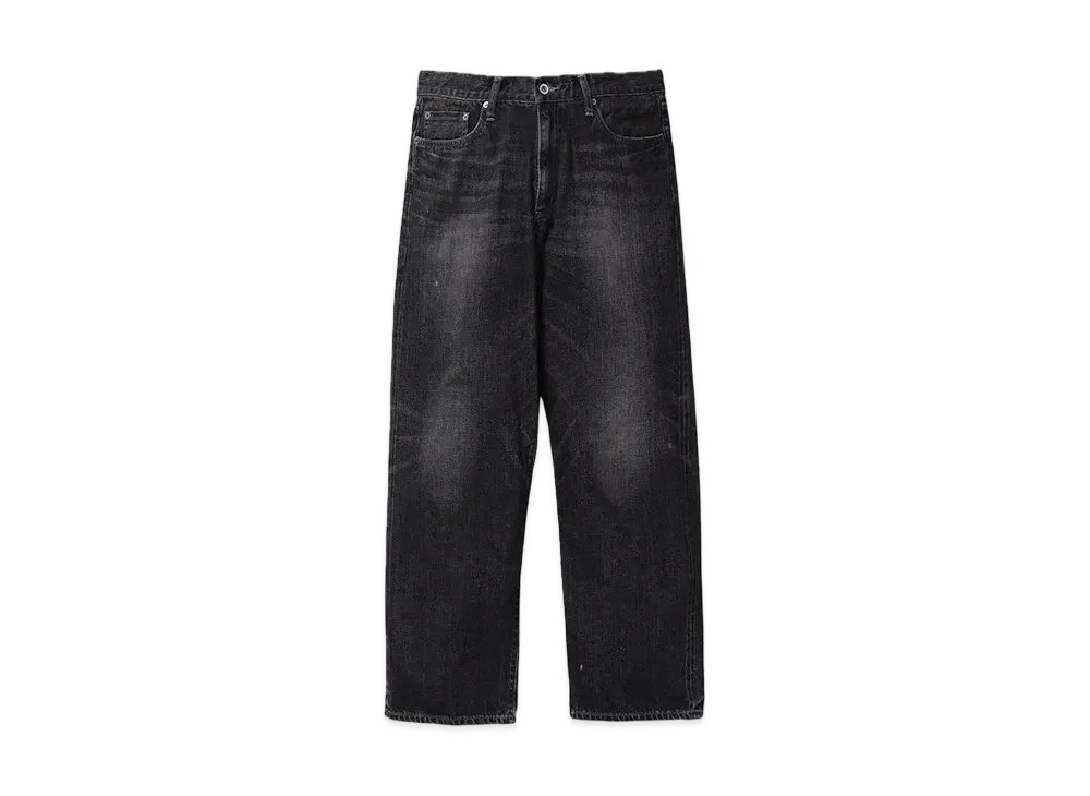 NEIGHBORHOOD Washed Denim DP Wide Pants "Black"