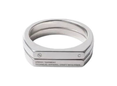 NEIGHBORHOOD Silver Twin Ring "Silver"