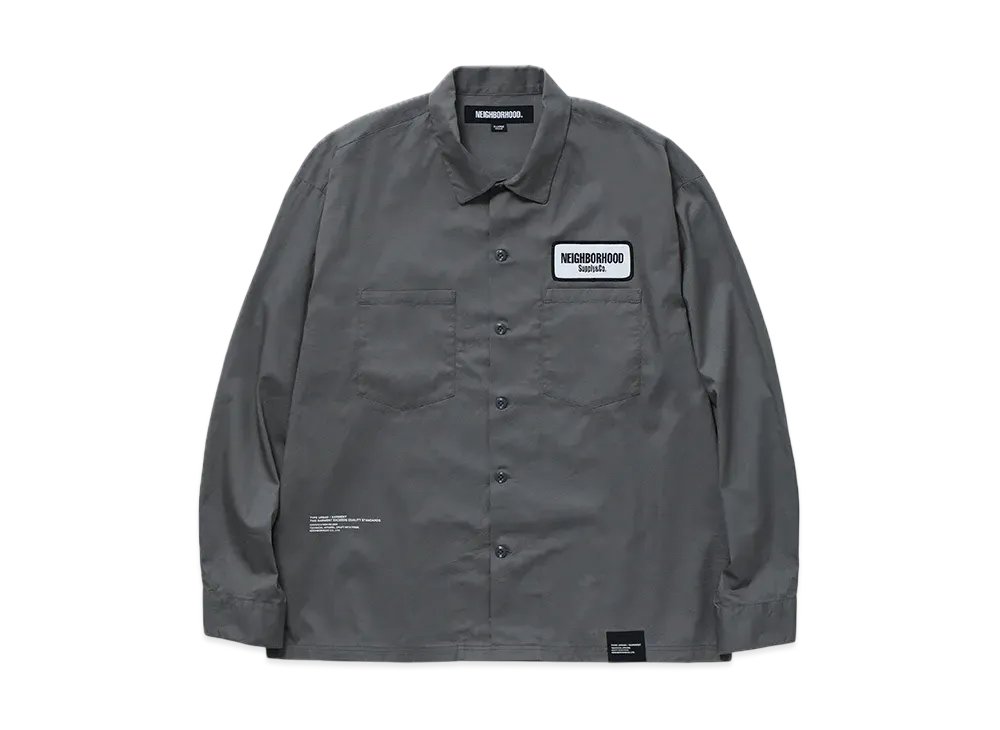 NEIGHBORHOOD Classic Work Shirt LS-2 "Gray"