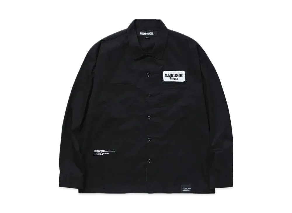 NEIGHBORHOOD Classic Work Shirt LS-2 "Black"