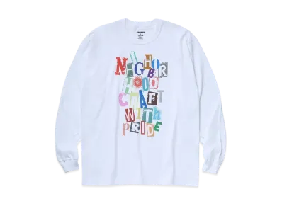 NEIGHBORHOOD NH . Tee LS-11 "White"