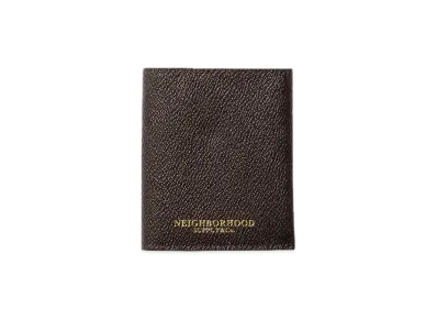 NEIGHBORHOOD Coated Wallet "Brown"