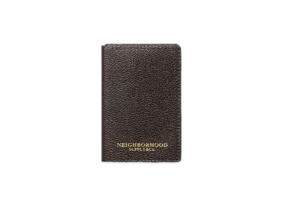 NEIGHBORHOOD Coated Card Case "Brown"