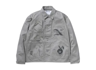 NEIGHBORHOOD Memorial Coverall Jacket "Gray"