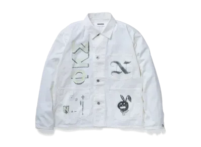 NEIGHBORHOOD Memorial Coverall Jacket "White"