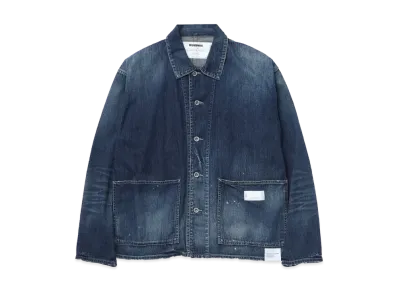 NEIGHBORHOOD Washed LW Denim Coverall Jacket "Indigo"