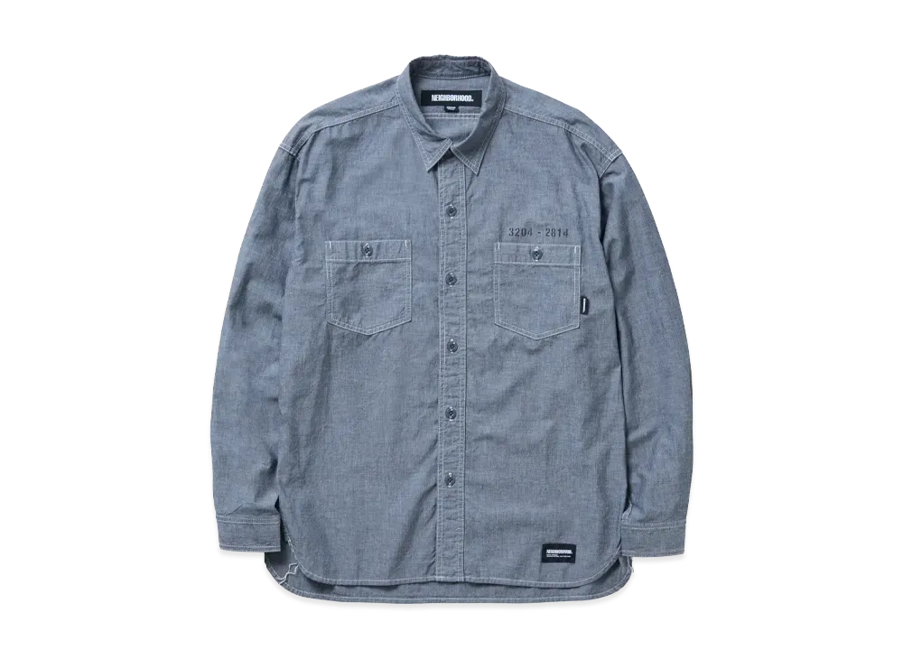 NEIGHBORHOOD Chambray Shirt LS "Black"
