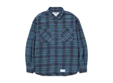 NEIGHBORHOOD Savage Tartan Check Shirt LS "Blue/Green"