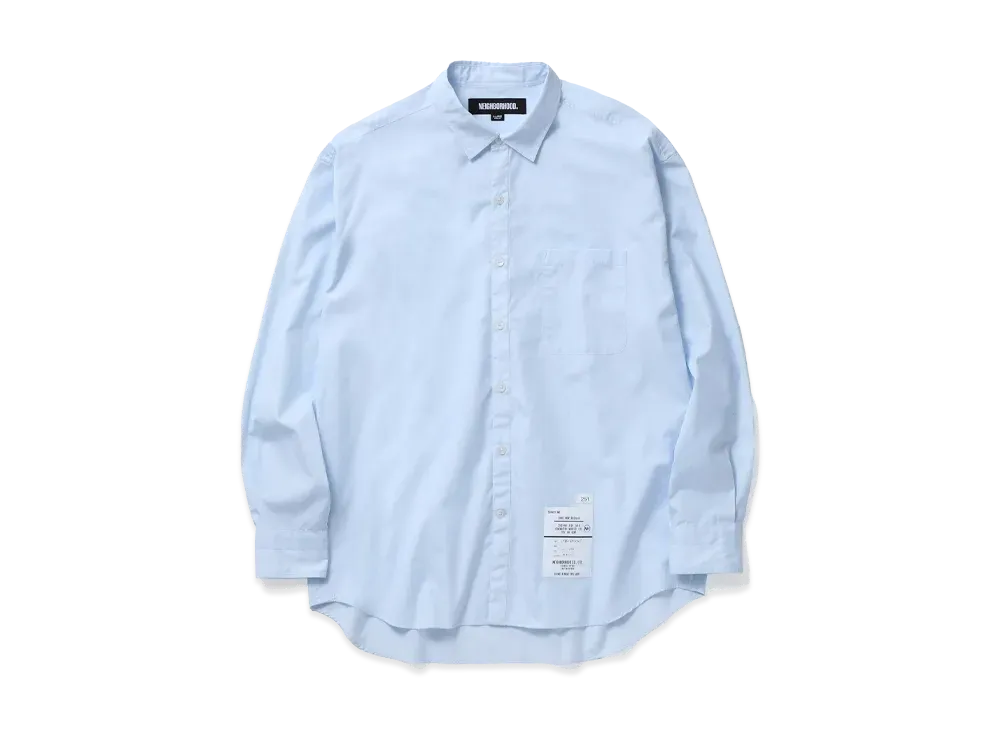 NEIGHBORHOOD Trad Shirt LS "Saxe"