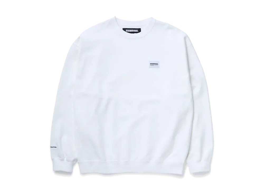 NEIGHBORHOOD Plain Sweat Shirt LS "White"