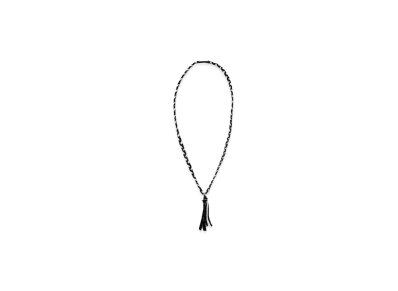 NEIGHBORHOOD CS Braid Necklace "Black/White"