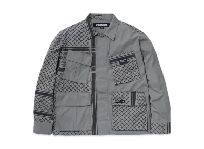 NEIGHBORHOOD PT Shemagh Fatigue Jacket "Gray"