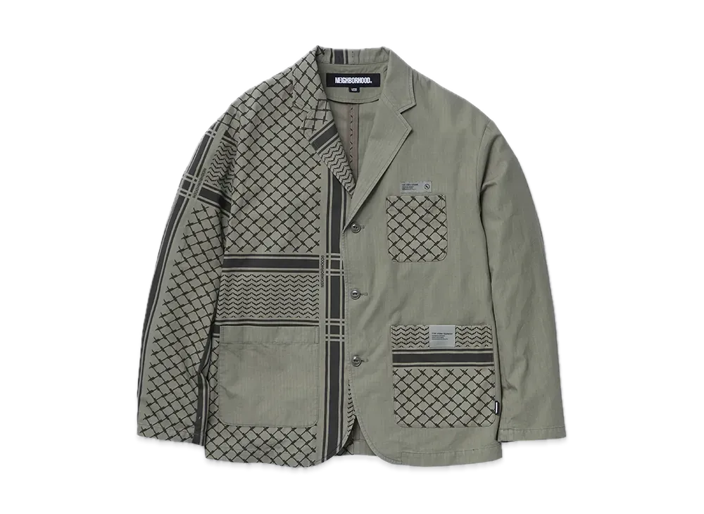 NEIGHBORHOOD PT Shemagh 3B Jacket "Olive Drab"