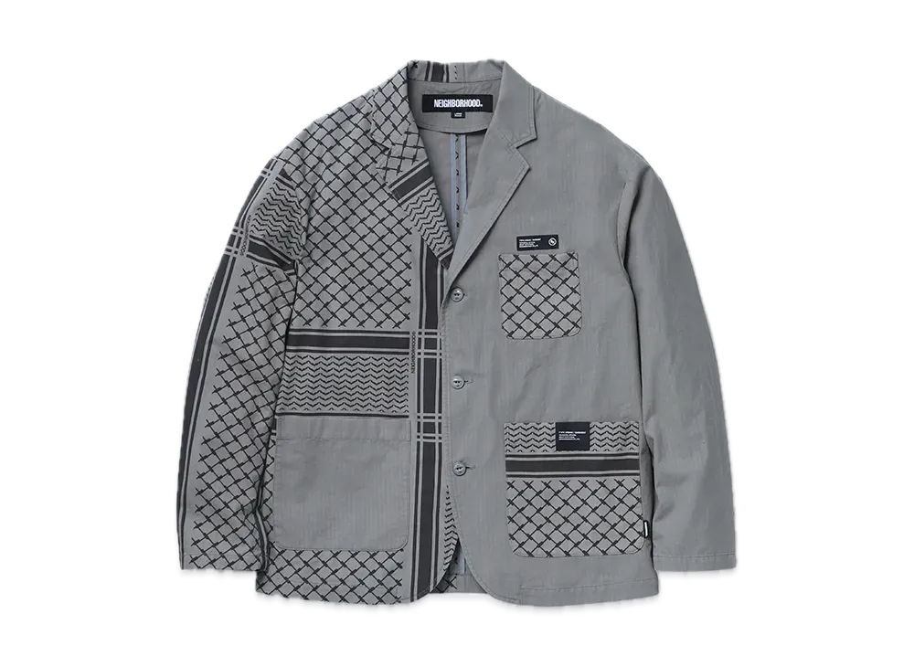 NEIGHBORHOOD PT Shemagh 3B Jacket "Gray"
