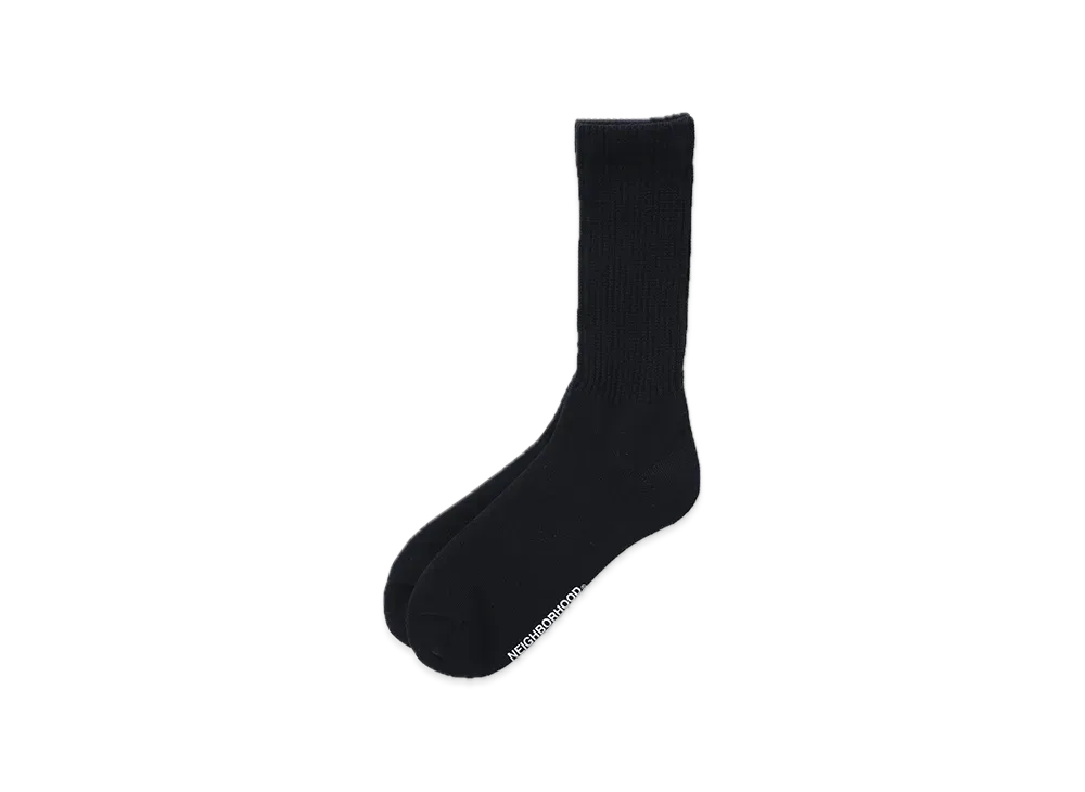 NEIGHBORHOOD Plain Socks "Black"